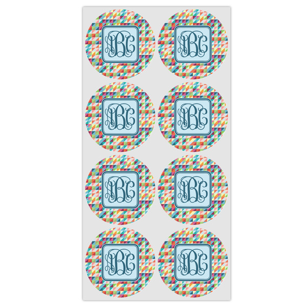 Retro Triangles Drink Topper - Medium - Set of 12