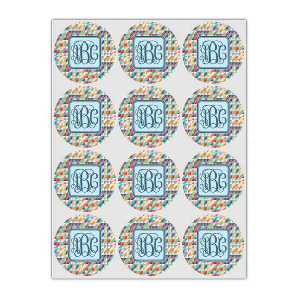 Retro Triangles Drink Topper - Small - Set of 12