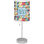 Retro Triangles Lamp with Drum Shade (Personalized)