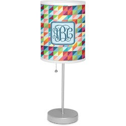 Retro Triangles Lamp with Drum Shade (Personalized)