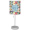 Retro Triangles Lamp with Drum Shade (Personalized)