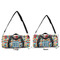 Retro Triangles Duffle Bag Small and Large