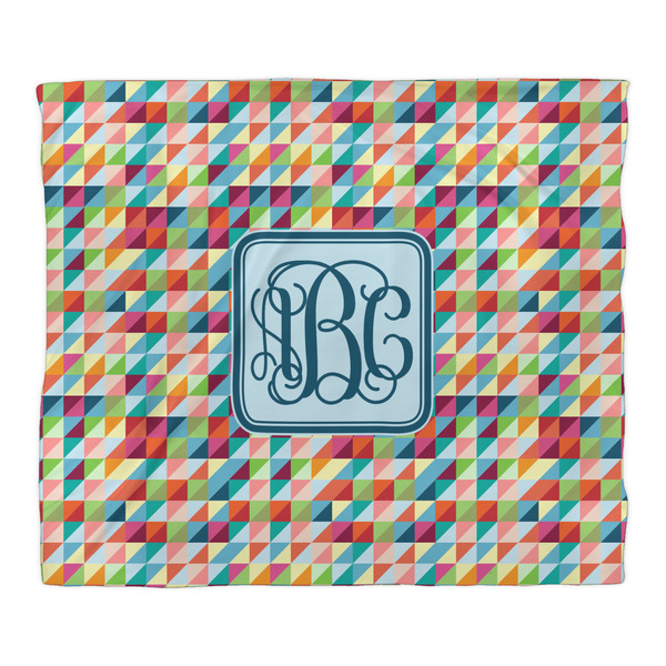 Retro Triangles Duvet Cover - King - Front