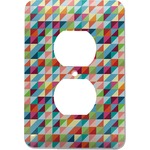 Retro Triangles Electric Outlet Plate
