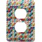 Retro Triangles Electric Outlet Plate