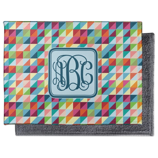 Retro Triangles Electronic Screen Wipe - Flat