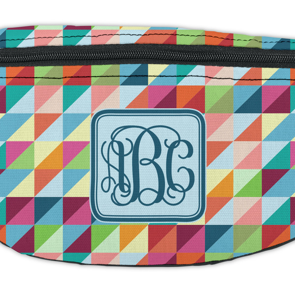 Retro Triangles Fanny Pack - Closeup