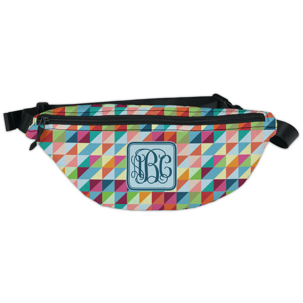 Custom Retro Triangles Fanny Pack - Classic Style (Personalized)