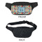 Retro Triangles Fanny Packs - APPROVAL