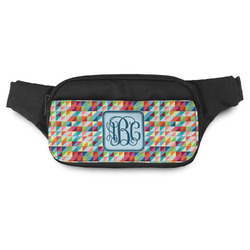 Retro Triangles Fanny Pack - Modern Style (Personalized)