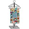 Retro Triangles Finger Tip Towel - Full Print (Personalized)