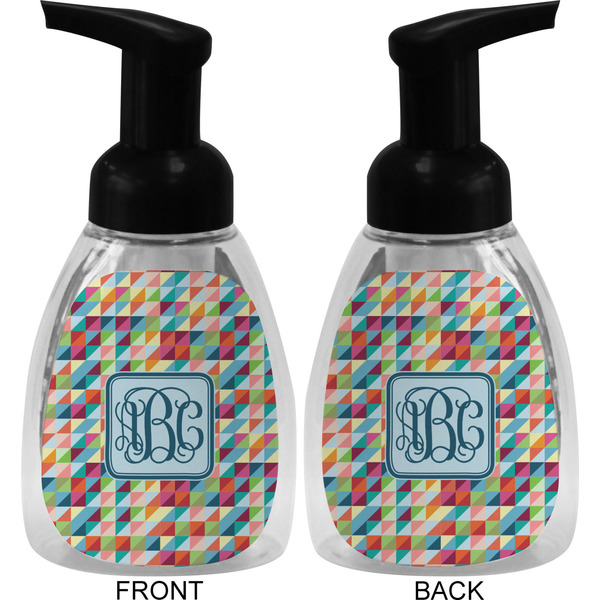 Retro Triangles Foam Soap Bottle (Front & Back)