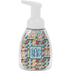 Retro Triangles Foam Soap Bottle (Personalized)