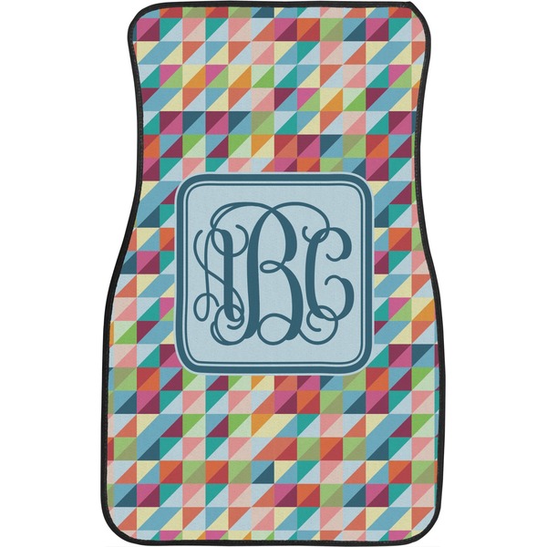 Retro Triangles Custom Car Floor Mats (Front Seat)