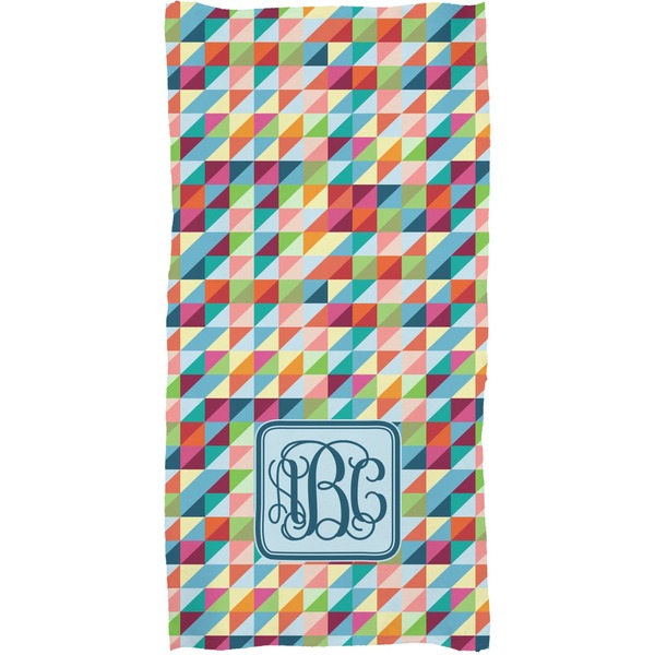 Retro Triangles Full Sized Bath Towel - Apvl