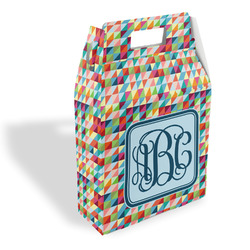 Retro Triangles Gable Favor Box (Personalized)