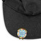 Retro Triangles Golf Ball Marker Hat Clip - Main - GOLD
