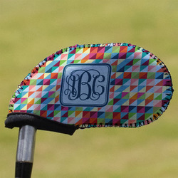 Retro Triangles Golf Club Iron Cover (Personalized)
