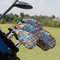 Retro Triangles Golf Club Cover - Set of 9 - On Clubs