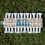 Retro Triangles Golf Tees & Ball Markers Set (Personalized)