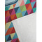 Retro Triangles Golf Towel - Detail