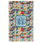 Retro Triangles Golf Towel - Poly-Cotton Blend - Large w/ Monograms