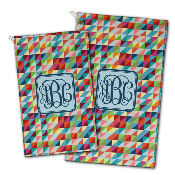Retro Triangles Golf Towel - PARENT (small and large)