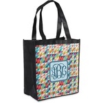 Retro Triangles Grocery Bag (Personalized)