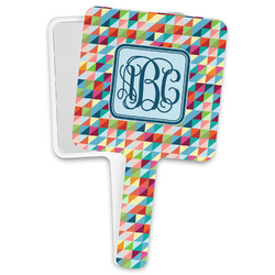 Retro Triangles Hand Mirror (Personalized)