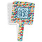 Retro Triangles Hand Mirror (Personalized)