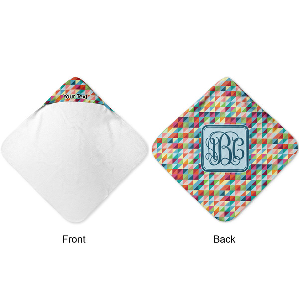 Retro Triangles Hooded Baby Towel- Approval