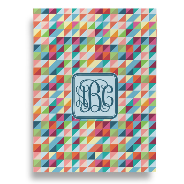 Retro Triangles House Flags - Single Sided - FRONT