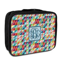 Retro Triangles Insulated Lunch Bag (Personalized)