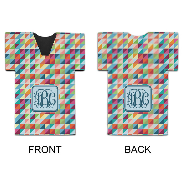 Retro Triangles Jersey Bottle Cooler - APPROVAL