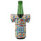 Retro Triangles Jersey Bottle Cooler - FRONT (on bottle)