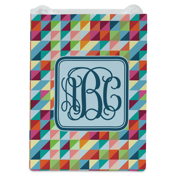 Retro Triangles Jewelry Gift Bag - Gloss - Front