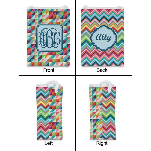 Retro Triangles Jewelry Gift Bag - Matte - Approval