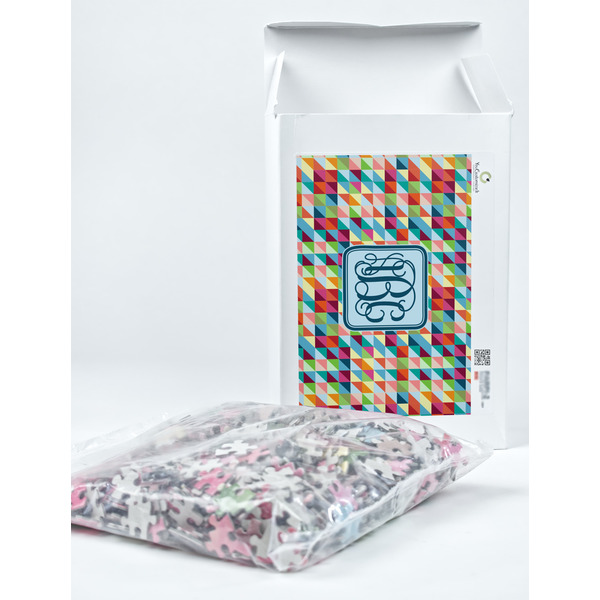 Retro Triangles Jigsaw Puzzle 1014 Piece - Box