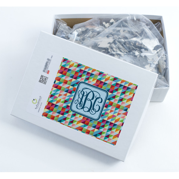 Retro Triangles Jigsaw Puzzle 500 Piece - Box