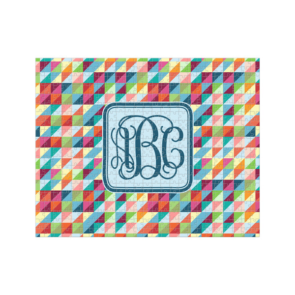 Custom Retro Triangles 500 pc Jigsaw Puzzle (Personalized)