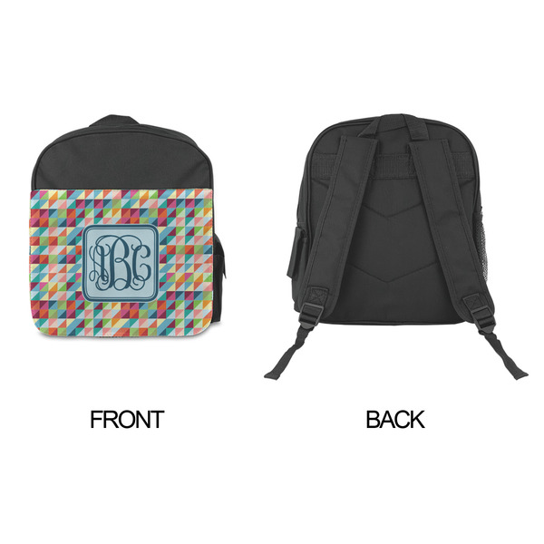Retro Triangles Kid's Backpack - Approval