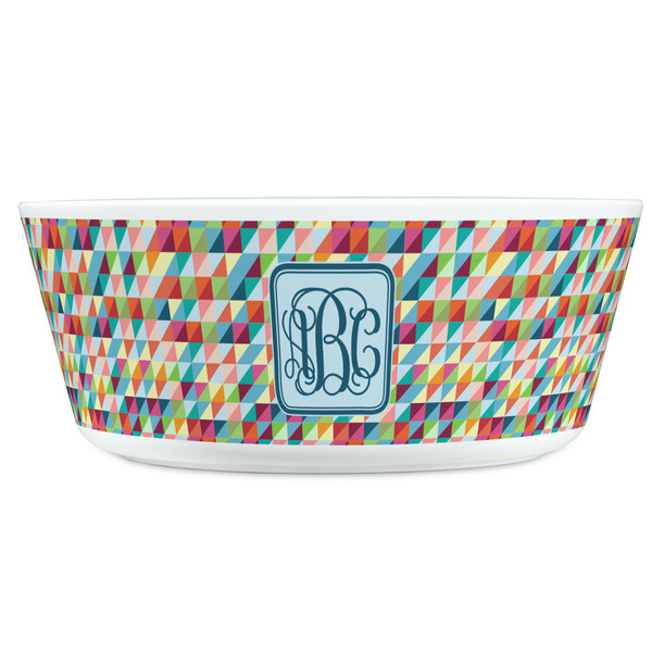 Retro Triangles Kids Bowls - FRONT