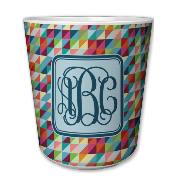 Custom Retro Triangles Plastic Tumbler 6oz (Personalized)