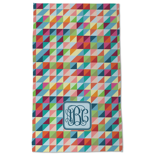 Retro Triangles Kitchen Towel - Poly Cotton - Full Front