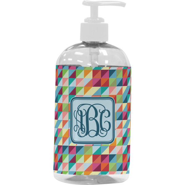 Retro Triangles Large Liquid Dispenser (16 oz) - White