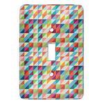Retro Triangles Light Switch Cover (Single Toggle)