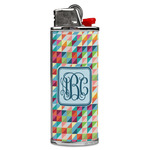 Retro Triangles Case for BIC Lighters (Personalized)