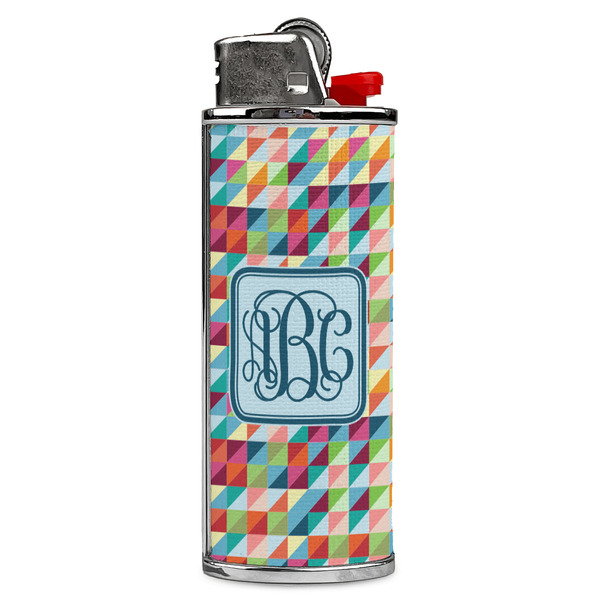 Custom Retro Triangles Case for BIC Lighters (Personalized)