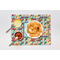 Retro Triangles Linen Placemat - Lifestyle (single)