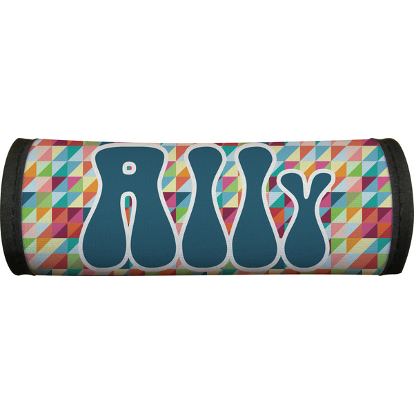 Retro Triangles Luggage Handle Wrap